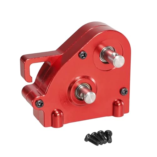 PLOQAZEH RC Autoteile Für MN Für MN128 MN86 MN86S G500 1/12 Medium Welle Box Montage Metall Upgrade Teile Fernbedienung Rc Crawler Auto Zubehör(Red) von PLOQAZEH