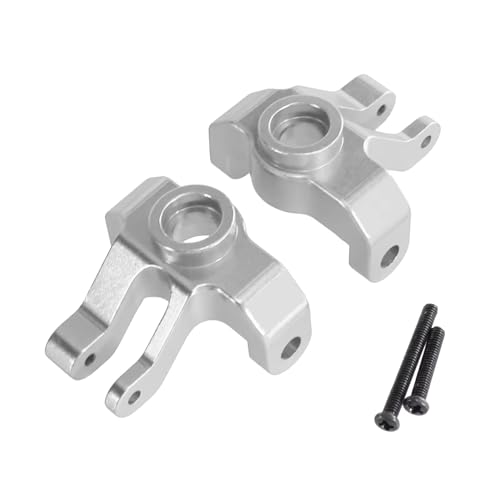 PLOQAZEH RC Autoteile Für MN Für MN128 MN86KS G500 MN86S 1/12 4 × 4 RC Fernbedienung Auto Upgrade Teile Zubehör Vorderachse Lenkung Tasse(Silver) von PLOQAZEH