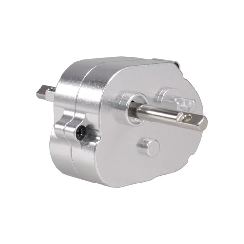 PLOQAZEH RC Autoteile Für MN Für MN168 Für MN99s V2 1/12 RC Auto Metall Medium Welle Box Getriebe Abdeckung Upgrade Getriebe Rahmen Medium Welle Box Montage(Silver) von PLOQAZEH