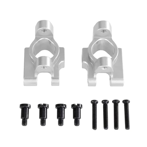 PLOQAZEH RC Autoteile Für MN128 MN86 MN86s G500 1/12 Fernbedienung Auto Metall C-förmigen Für Sitz Upgrade Teile Und Zubehör(Silver) von PLOQAZEH