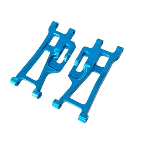 PLOQAZEH RC Autoteile Für Mjx Für Hyper Go 1/14 14209 14210 H14Bm Fernbedienung Auto Hinten Unteren Arm Änderung Upgrade Reparatur Metall Zubehör(Blue) von PLOQAZEH