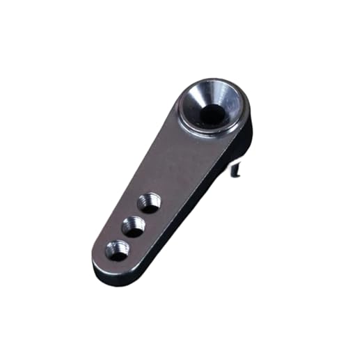PLOQAZEH RC Autoteile Für Rcrun 25T 1/10 Für Kletterauto Metalllenkgetriebe Für Schwingarm Lenkgetriebearm Modifikationsteile Rc Fernbedienung Modellauto(Gray) von PLOQAZEH