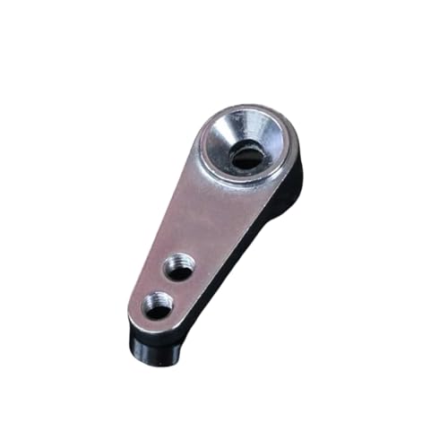 PLOQAZEH RC Autoteile Für Rcrun 25T 1/10 Für Kletterauto Metalllenkgetriebe Für Schwingarm Lenkgetriebearm Modifikationsteile Rc Fernbedienung Modellauto(Silver) von PLOQAZEH