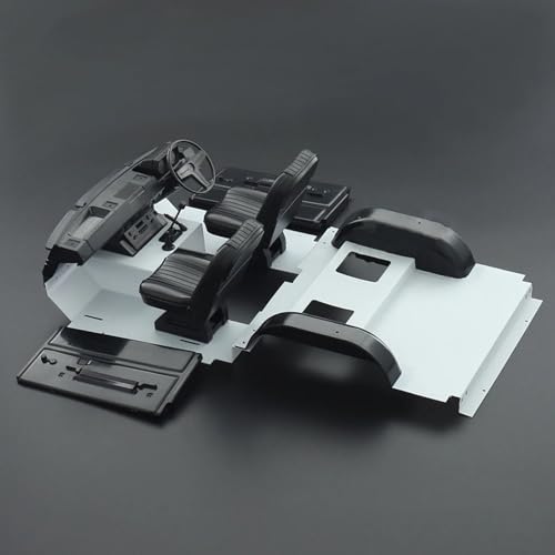 PLOQAZEH RC Autoteile Für SCX10 Für TRX4 Für Range Für Rover Für Axial 1970 1/10 313 Mm Radstand ABS-Hartkarosserie-Set/Instrumententisch Für Sitzinnenausstattung RC-Crawler(Interior Set B) von PLOQAZEH