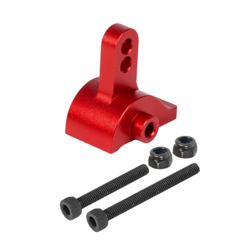 PLOQAZEH RC Autoteile Für SCX10 III AR45P 1/10 Aluminium Rear Upper Link Riser Anti-Squat-Halterung Für LCG Für Chassis DIY RC Crawler Portal Axle Comp Builds(Red) von PLOQAZEH