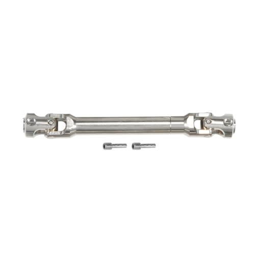 PLOQAZEH RC Autoteile Für SCX10 Pro Für TRX4 High Trail TF2 VS4-10 CC02 1/10 Edelstahl Antriebswelle 5mm Für Kreuzgelenk Antriebswelle RC Rigs Crawler(104-136mm) von PLOQAZEH