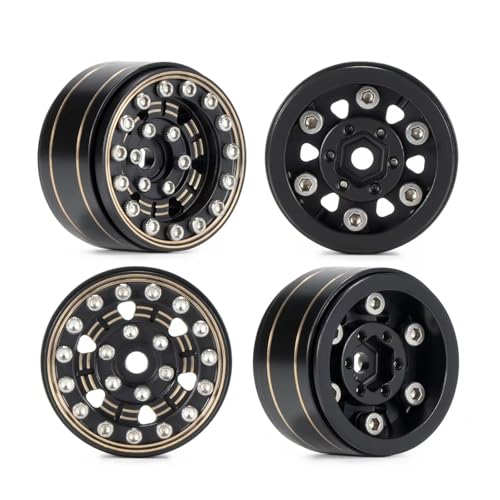 PLOQAZEH RC Autoteile Für SCX24 Für AX24 Für FCX24 Für TRX4M 1/18 1/24 1 Set 1,0 Beadlock Räder Felge Mit Negative Offset RC Upgrade Teile Zubehör PLOQAZEH RC Autoteile Für SCX24 Für AX24 Für FCX24 Für TRX4M 1/18 1/24 1 Set 1,0 Beadlock Räder Felge Mit Negative Offset RC Upgrade Teile Zubehör von PLOQAZEH