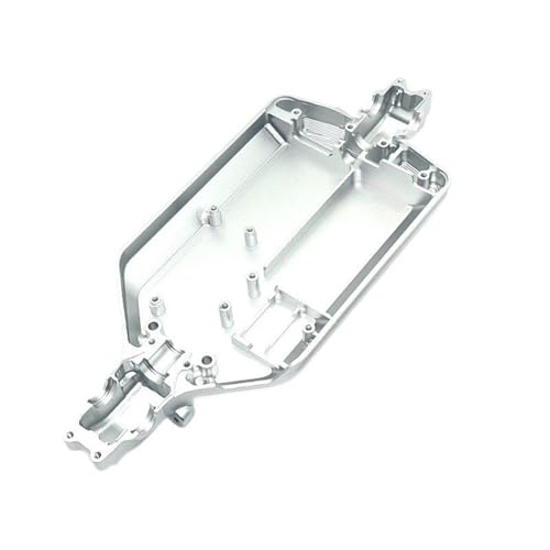 PLOQAZEH RC Autoteile Für SCY 16101 16102 16103 16201 16104 16106 Für JJRC C8805 Q130A Q130B Q141 1/16 Metall Körper Chassis Modifikation RC Auto Upgrade Teile(Silver) von PLOQAZEH