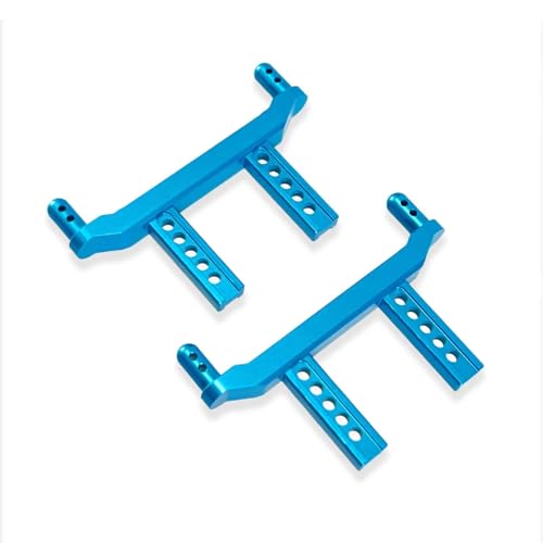 PLOQAZEH RC Autoteile Für SCY Für 16101 16102 16103 16101PRO 16102PRO 16103PR0 1/16 High Speed ​​RC Auto Verbesserte Metall Für Universal Vorderen Und Hinteren Körper Säulen(Blue) von PLOQAZEH