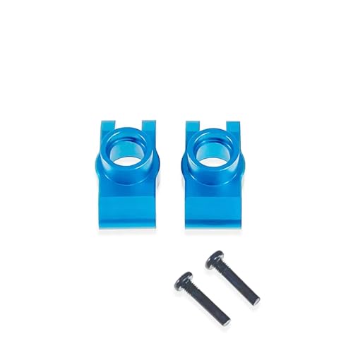 PLOQAZEH RC Autoteile Für SCY Für 16101 16102 16103 16104 16106 16201 1/16 High Speed ​​Fernbedienung Auto Verbesserte Metallbeschläge Hinterachse Für Sitz Hinterrad(Blue) von PLOQAZEH