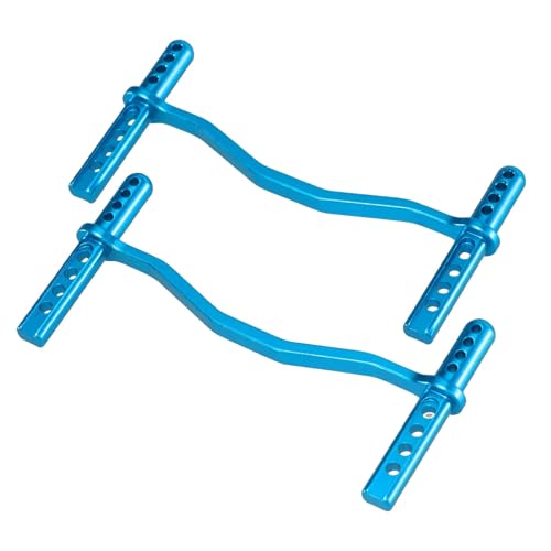 PLOQAZEH RC Autoteile Für SCY Für 18101 18102 1/18 Metall Vorne Und Hinten Shell Säulen Fernbedienung Auto OP Upgrade Und Modifikation Teile Zubehör(Blue) von PLOQAZEH