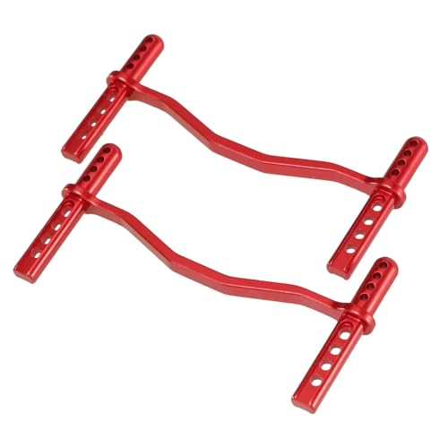 PLOQAZEH RC Autoteile Für SCY Für 18101 18102 1/18 Metall Vorne Und Hinten Shell Säulen Fernbedienung Auto OP Upgrade Und Modifikation Teile Zubehör(Red) von PLOQAZEH