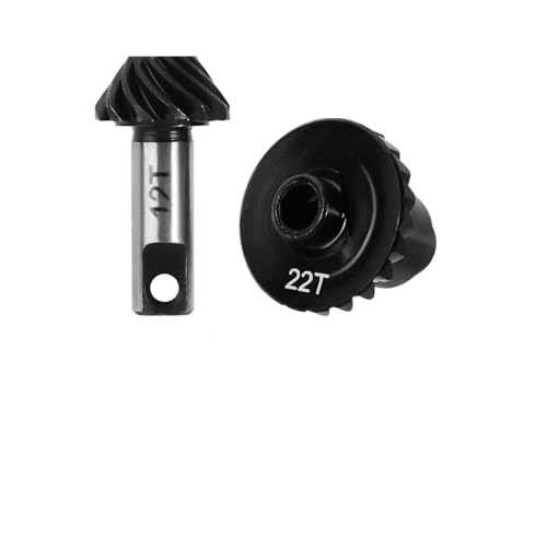 PLOQAZEH RC Autoteile Für TRX-4M Upgrade Zubehör 1/18 RC Crawler Auto Stahl Legierung Overdrive Underdrive Helical Achse Getriebe Set(Overdrive Gear) von PLOQAZEH