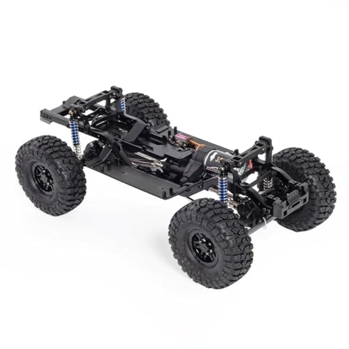 PLOQAZEH RC Autoteile Für TRX4 D90 313mm Radstand Für Chassis Frame Builders Kit Mit 2-Gang-Getriebe 35T 550 Motor RC Crawler DIY Upgrade(Chassis with Wheels) von PLOQAZEH