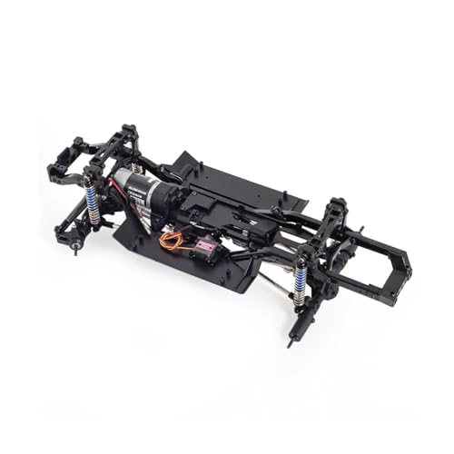 PLOQAZEH RC Autoteile Für TRX4 D90 313mm Radstand Für Chassis Frame Builders Kit Mit 2-Gang-Getriebe 35T 550 Motor RC Crawler DIY Upgrade(Without Wheels) von PLOQAZEH