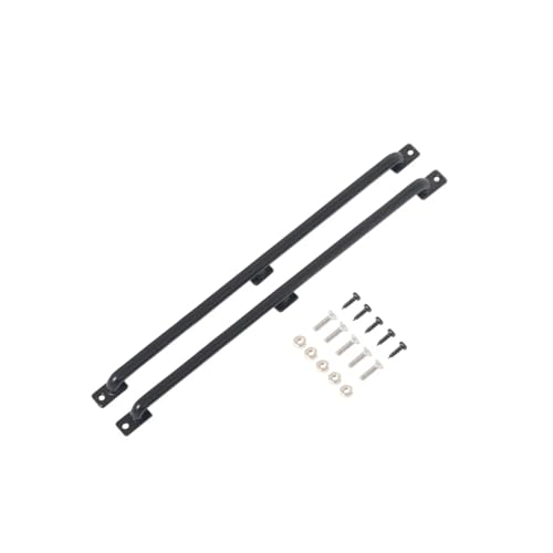 PLOQAZEH RC Autoteile Für TRX4 Für Axial Für SCX10 90046 D90 CC01 TF2 1/10 2 Stücke Metall Karosserie Handlauf 75mm/133mm/150mm Länge RC Crawler Ersatz Zubehör(133mm) von PLOQAZEH