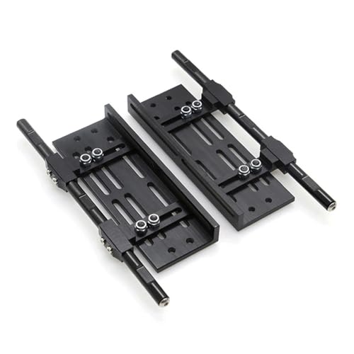 PLOQAZEH RC Autoteile Für TRX4 Für RGT 86100 Für Axial Für SCX10 TF2 GEN8 1/10 2-teilige Seitenpedale Aus Aluminiumlegierung Verstellbare Für Rock Sliders RC-Crawler-Upgrade-Zubehör von PLOQAZEH