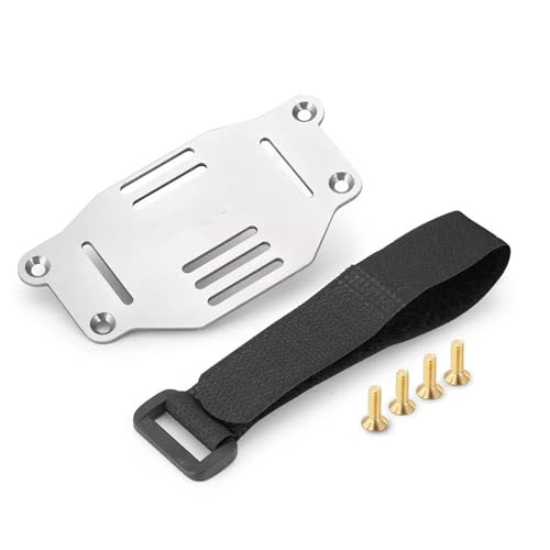 RC Autoteile Für TRX4 G500 1/10 Metallbatterieplattenhalter Erweiterungsplatinenhalterung Umzug Mit Gurtdekoration Ersatz-Upgrade RC Crawler Autoteile von PLOQAZEH