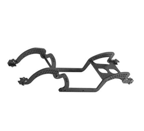 PLOQAZEH RC Autoteile Für TRX4M Für Bronco Für Defender 1/18 Für LCG Chassis Kit Rahmen Schienen Hosenträger Rock Sliders RC Crawler Auto DIY Upgrade Teile Ersatz(No Plate and Bumper) von PLOQAZEH