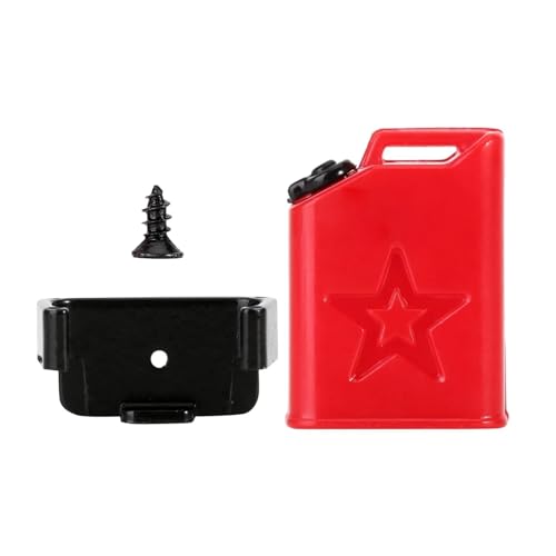 RC Autoteile Für TRX4M Für SCX24 Für FCX24 Für Enduro24 AX24 1/18 1/24 Geformte Dekoration Feuerlöscher Kraftstoff Tank Schaufel Öl Trommel RC Crawler Auto Zubehör(Fuel Tank) von PLOQAZEH