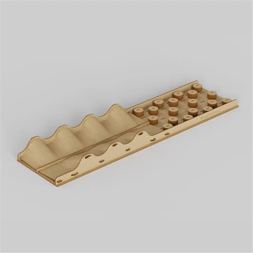 PLOQAZEH RC Autoteile Für TRX4M UTB18 Für SCX24 AX24 Für FCX24 1/18 1/24 Brücke Natürlich Prop Straße Hindernis Steilhang RC Crawer Auto Upgrade Teile(Size4) von PLOQAZEH
