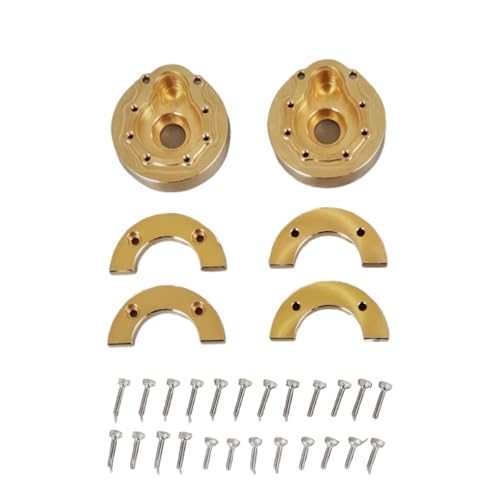PLOQAZEH RC Autoteile Für Trx4 Für TRX-4 1/10 2 STÜCKE Schweres Messing-Außenportal-Antriebsgehäuse Ausgleichsgewicht RC Crawler Auto Upgrade Teile Ersatzzubehör(4pcs) von PLOQAZEH