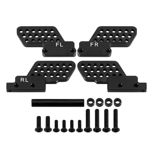 PLOQAZEH RC Autoteile Für Trx4m Für Defender 1/18 Aluminium Mehrere Montagepositionen Shock Mount RC Crawler RC Auto Upgrade Zubehör 4M-35 von PLOQAZEH
