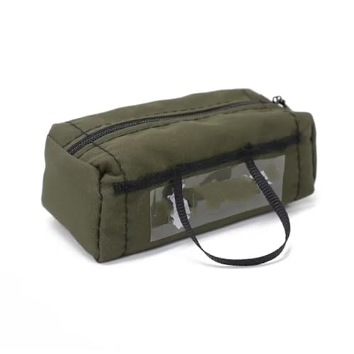 PLOQAZEH RC Autoteile Für Trxs Für TRX4 Für Defender Für TRX6 Für Axial Für SCX10 II D90 1/10 RC Crawler Auto Replik Tasche Für Mini Szene Modelle Dekoration DIY Teile Zubehör(Green) von PLOQAZEH