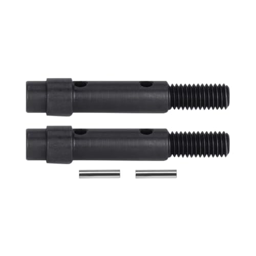 PLOQAZEH RC Autoteile Für Vanquish Für VS4-10 Für Phoenix Für F10 1/10 Gehärteter Stahl Für Universal Joint Gerade Welle Portal Stub Wellen RC Upgrade Teile(Front Short Axle) von PLOQAZEH