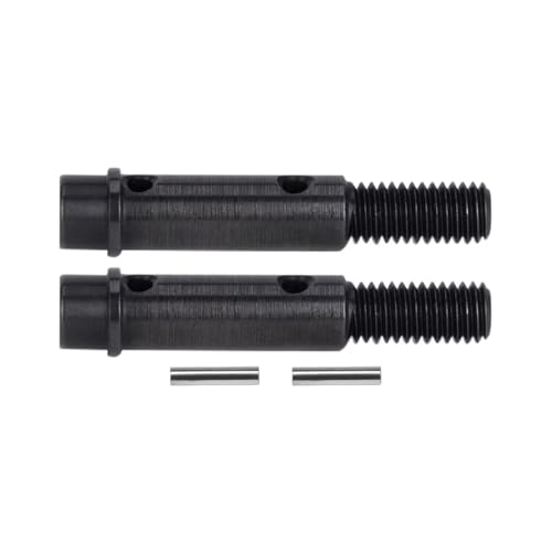 PLOQAZEH RC Autoteile Für Vanquish Für VS4-10 Für Phoenix Für F10 1/10 Gehärteter Stahl Für Universal Joint Gerade Welle Portal Stub Wellen RC Upgrade Teile(Rear Short Axle) von PLOQAZEH