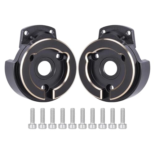 PLOQAZEH RC Autoteile Für Vanquish VS4-10 Für Phoenix Für LCG VRD 1/10 F10 Achse Messing Portal Vordere Abdeckung Gewichte 206g Carbon Kit Unteren COG Upgrade RC Crawler von PLOQAZEH