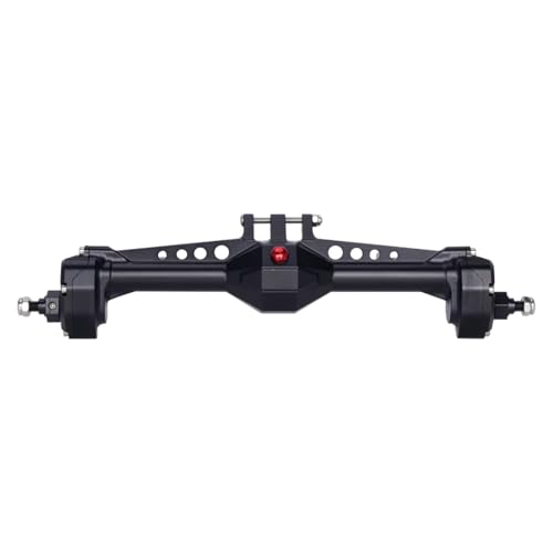 PLOQAZEH RC Autoteile Für Vanquish Vs4-10 1/10 CNC-bearbeitung Hochfestes Aluminium Vorne Und Hinten Portal Achse Komplette Set RC CrawlerAxial Teile(Black,Rear Axle) von PLOQAZEH