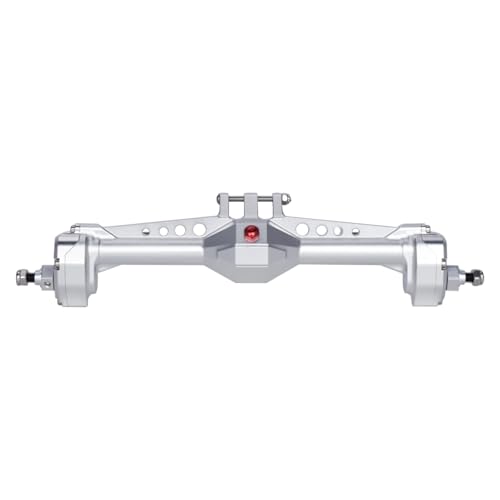 PLOQAZEH RC Autoteile Für Vanquish Vs4-10 1/10 CNC-bearbeitung Hochfestes Aluminium Vorne Und Hinten Portal Achse Komplette Set RC CrawlerAxial Teile(Silver,Rear Axle) von PLOQAZEH