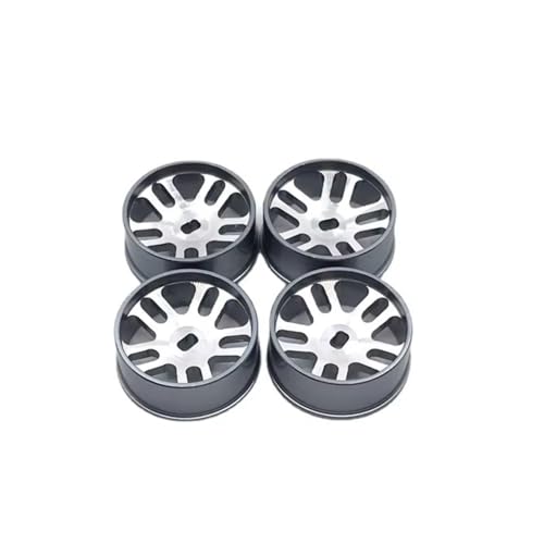 PLOQAZEH RC Autoteile Für WLtoys 284131 K969 K979 K989 K999 P929 P939 Iw04m Für Mini-Q Für Mini-Z Metall-Upgrade-Zubehör 20-mm-Rad RC-Auto-Ersatzteile(Gray) von PLOQAZEH