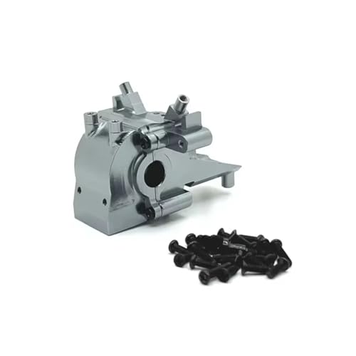 PLOQAZEH RC Autoteile Für WLtoys Für 124006 12423 12427 12428 12429 12423 1/12 Metall Upgrade Front Wave Box RC Auto Upgrade Teile Zubehör Ersatz(Gray) von PLOQAZEH