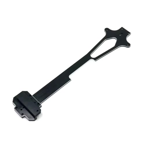 PLOQAZEH RC Autoteile Für WLtoys Für 124017 124016 124018 124019 1/12 Metall Upgrade Refit Zweite Boden Platte RC Auto Upgrades Teile Zubehör(Black) von PLOQAZEH