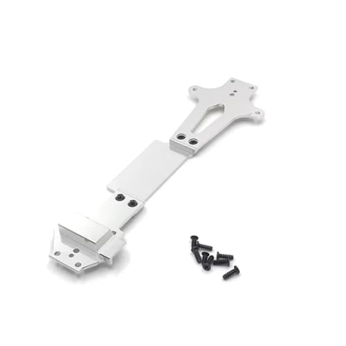 PLOQAZEH RC Autoteile Für WLtoys Für 144010 144002 144001 1/14 Metall Upgrade Refit Zweite Boden Platte RC Auto Upgrades Teile Zubehör(Silver) von PLOQAZEH