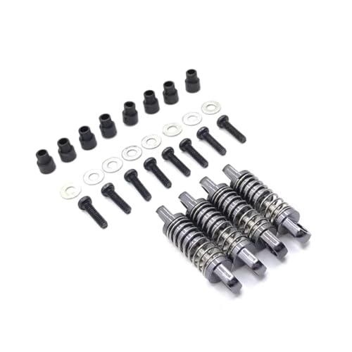 PLOQAZEH RC Autoteile Für WLtoys Für 284131 K969 K979 K989 K999 P929 P939 1/28 Metall Upgrade Stoßdämpfer RC Auto Upgrade Teile Zubehör(Metallic) von PLOQAZEH