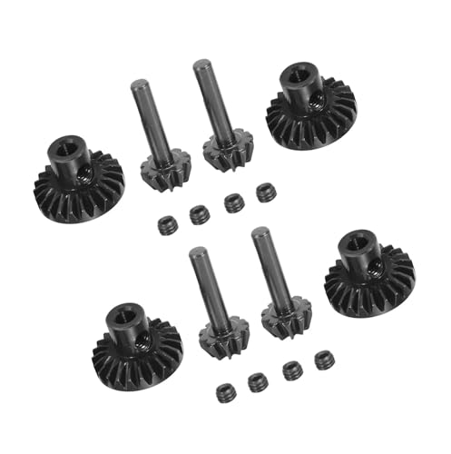 PLOQAZEH RC Autoteile Für WPL B16 B36 B14 B24 C14 C24 C34 C44 Für MN D91 D96 D90 D99 Für MN99S Stahl Vorne Hinterachse Getriebe Antriebswelle Getriebe RC Auto Upgrades Teile Zubehör(Black) von PLOQAZEH