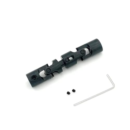 PLOQAZEH RC Autoteile Für WPL Für B16 1/16 6WD 1Pcs Metall Stick Hinterachse Kit RC Auto Antriebswelle LKW Auto Fit Teile Ersatz Zubehör(Black 2) von PLOQAZEH