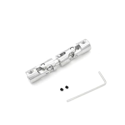 PLOQAZEH RC Autoteile Für WPL Für B16 1/16 6WD 1Pcs Metall Stick Hinterachse Kit RC Auto Antriebswelle LKW Auto Fit Teile Ersatz Zubehör(Silver 2) von PLOQAZEH
