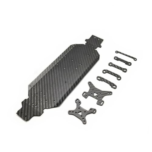 PLOQAZEH RC Autoteile Für Wltoys 124016 124017 124018 124019 124007 Upgrade Teile Carbon Fibre Für Chassis Schock Halterung Arme Feste Teile Set Zubehör von PLOQAZEH