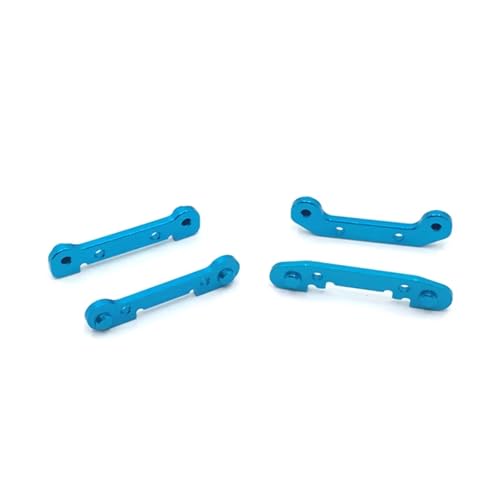 PLOQAZEH RC Autoteile Für Wltoys Für 124016 124017 124018 124019 1/12 144001 144002 144010 1/14 4 Stücke Upgrade Metall Verstärkt Für Schaukel Arm RC Auto Zubehör Teile(Blue) von PLOQAZEH