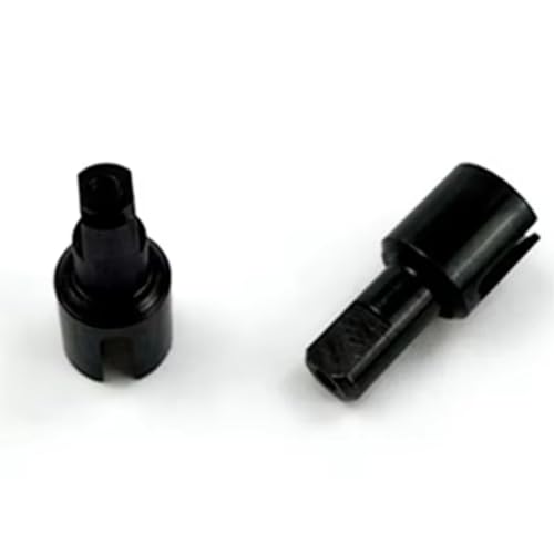 PLOQAZEH RC Autoteile Für Wltoys Für 144001 144002 144010 124007 124016 124017 124018 124019 4 Stücke Metall Differential Tasse Diff Tasse RC Auto Upgrade Teile(Black,2pcs) von PLOQAZEH
