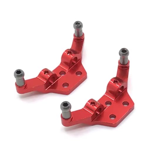 PLOQAZEH RC Autoteile Für Wltoys Für K969 K979 K989 K999 P929 1/28 Metall Stoßdämpfer Lenkung Tasse CVD Für Schaukel Arm Upgrade Anzug RC Auto Sare Teile(Red) von PLOQAZEH