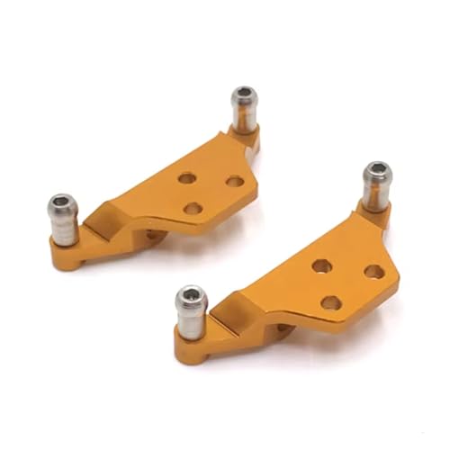 PLOQAZEH RC Autoteile Für Wltoys Für K969 K979 K989 K999 P929 1/28 Metall Stoßdämpfer Lenkung Tasse CVD Für Schaukel Arm Upgrade Anzug RC Auto Sare Teile(Yellow) von PLOQAZEH