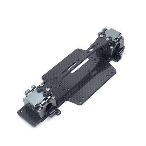PLOQAZEH RC Autoteile Für Wltoys Für K969 K979 K989 K999 P929 P939 284131 284010 1/28 RC Boden Platte Rahmen Getriebe Box Radio Fach Set RC Auto Ersatzteile(Metallic) von PLOQAZEH