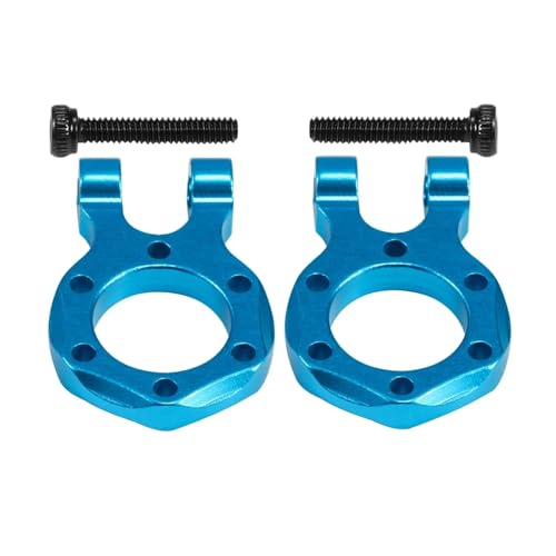 PLOQAZEH RC Autoteile Für Wrangler Für Gladiator Für Element Für Enduro TF2 D90 CC01 Für SCX10 Für TRX4 1/10 Aluminium CNC RC Abschlepphaken Waage Winde Stoßstange D-Ring(Blue) von PLOQAZEH