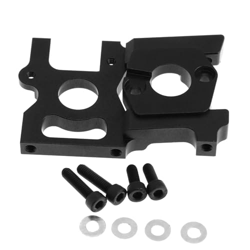 PLOQAZEH RC Autoteile Für ZD Für Racing DBX-07 EX-07 1/7 Metall Zubehör Kit Lenkung Tasse Lenkung Montage Motor Montieren RC Auto Upgrade Teile(Black,Motor Mount) von PLOQAZEH