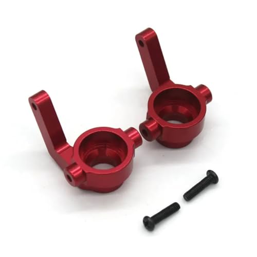 PLOQAZEH RC Autoteile Für ZD Für Racing DBX-10 1/10 Fernbedienung Für Wüste Off-Road Fahrzeug Lenkung Tasse Metall Upgrade Reparatur Teile(Red) von PLOQAZEH